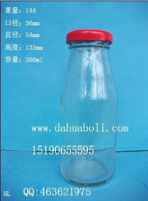 200ml果汁饮料玻璃瓶