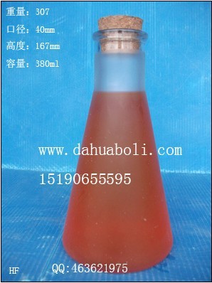 380ml蒙砂冷泡茶玻璃瓶