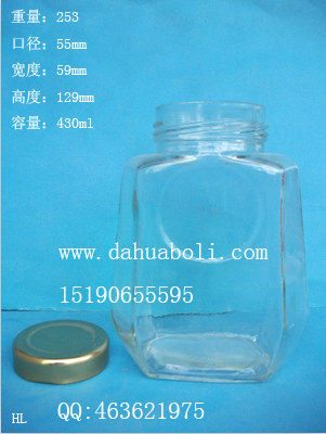 430ml蜂蜜玻璃专用瓶