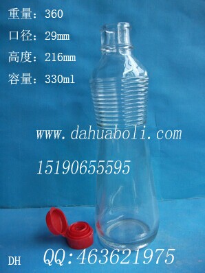 330ml螺丝麻油玻璃瓶