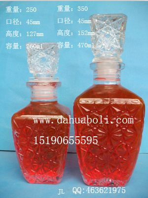 出口工艺酒瓶