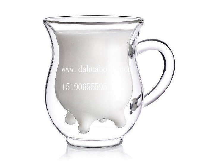 双层牛奶玻璃杯