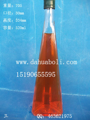 500ml出口玻璃酒瓶