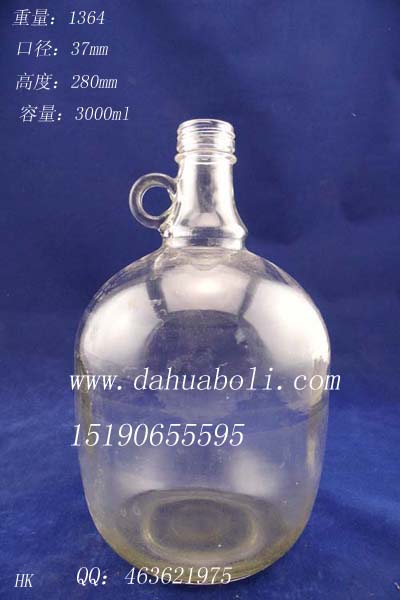 3000ml加州玻璃酒瓶