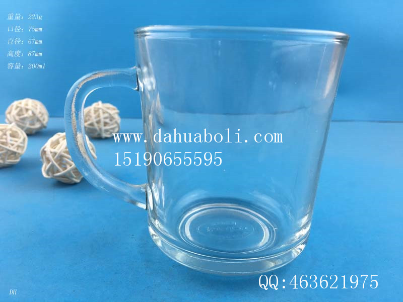 200ml小马克玻璃杯