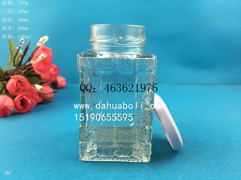 100ml方酱菜玻璃瓶