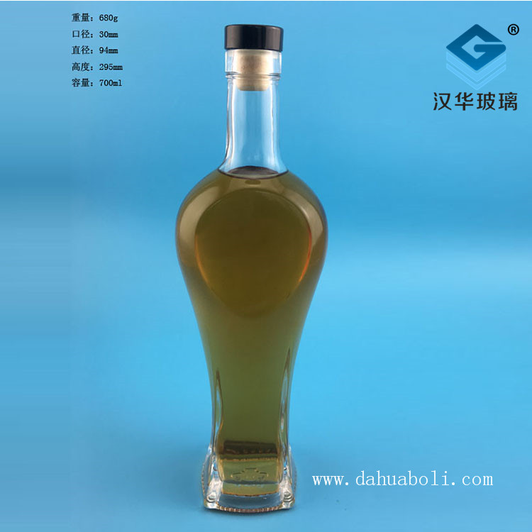 700ml心形葡萄酒玻璃瓶