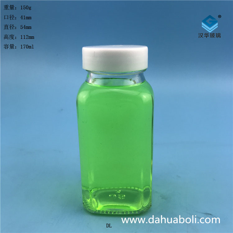 170ml长方形胡椒粉玻璃瓶