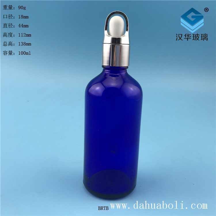 100ml花篮盖胶头滴管玻璃瓶