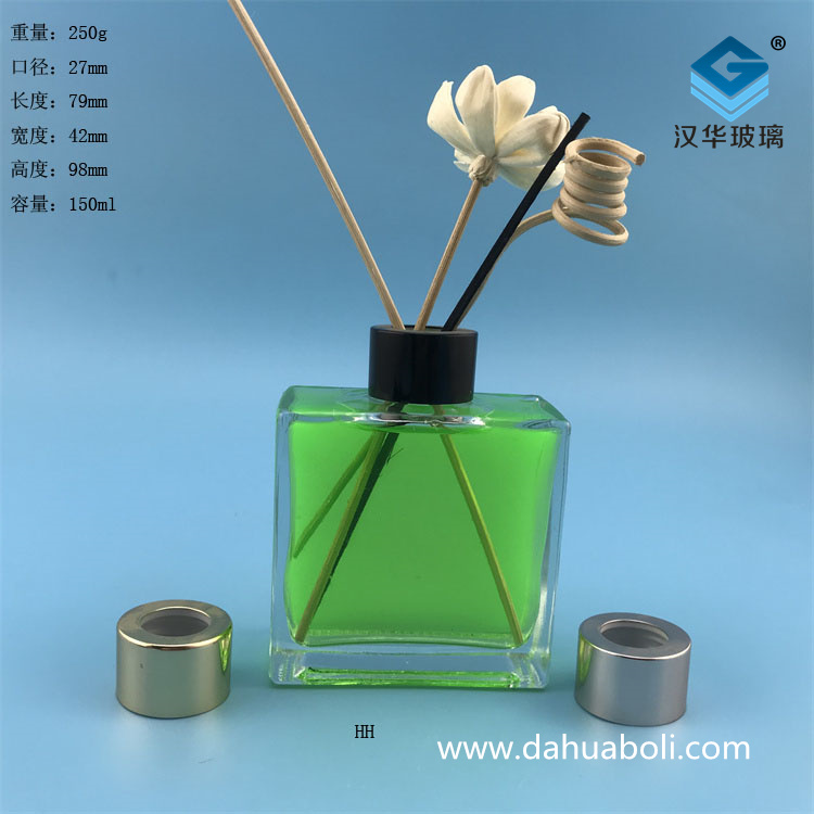 150ml丝口长方形香薰玻璃瓶