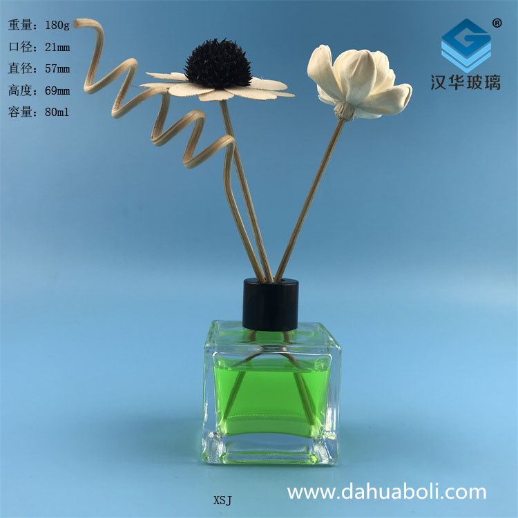 80ml小口正方形香薰分装瓶