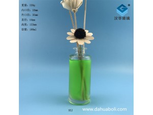 180ml木塞口斜纹圆柱形香薰分装瓶